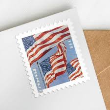 Live first class postage stamp