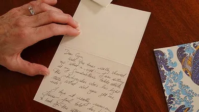 Handwritten mail produced by an autopen machine