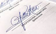 Handwritten mail produced by an autopen machine