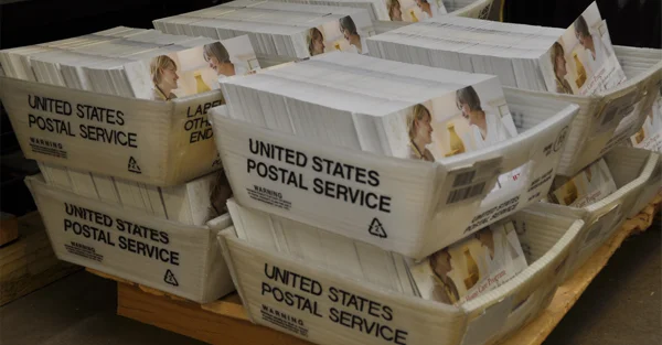 Handwritten mail produced by an autopen machine