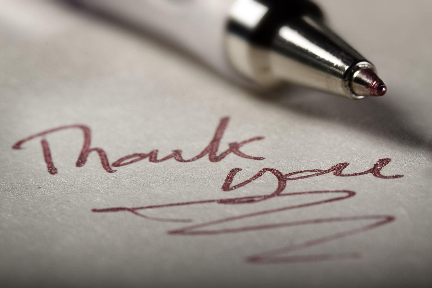 Handwritten mail produced by an autopen machine