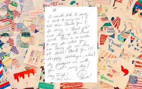 Handwritten mail produced by an autopen machine